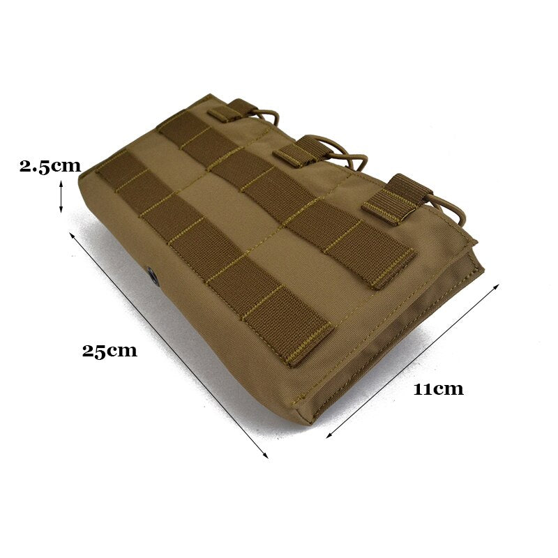 TW-M060 Delustering TwinFalcons táctico Triple 7,62 abierto superior Rifle Mag bolsa Cordura 500D Airsoft