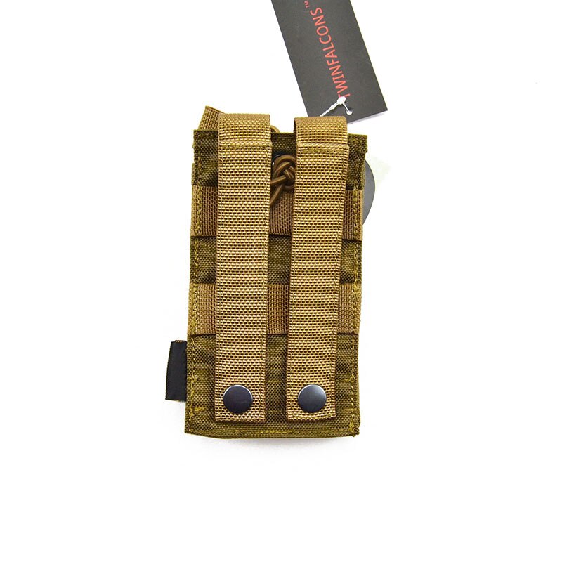 TW-M001 TwinFalcons táctico MOLLE 7,62 bolsa Single Mag bolsa Ranger verde caza Airsoft 