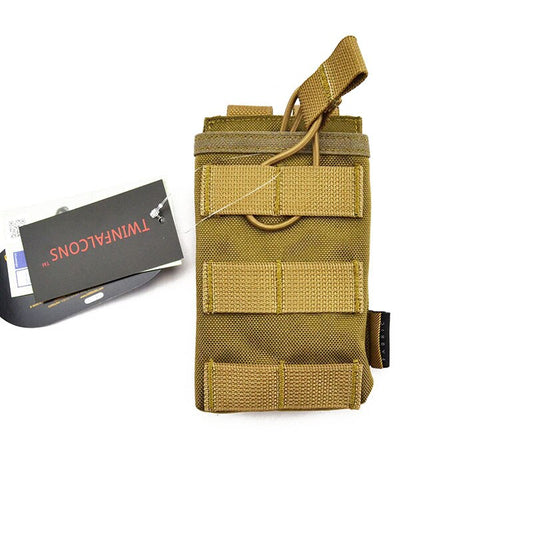 TW-M001 TwinFalcons táctico MOLLE 7,62 bolsa Single Mag bolsa Ranger verde caza Airsoft 