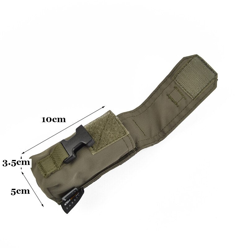 TW-M043 TwinFalcons-bolsa táctica para granadas de humo, bolsa para romper, campo de tiro Molle, Cordura 500D 