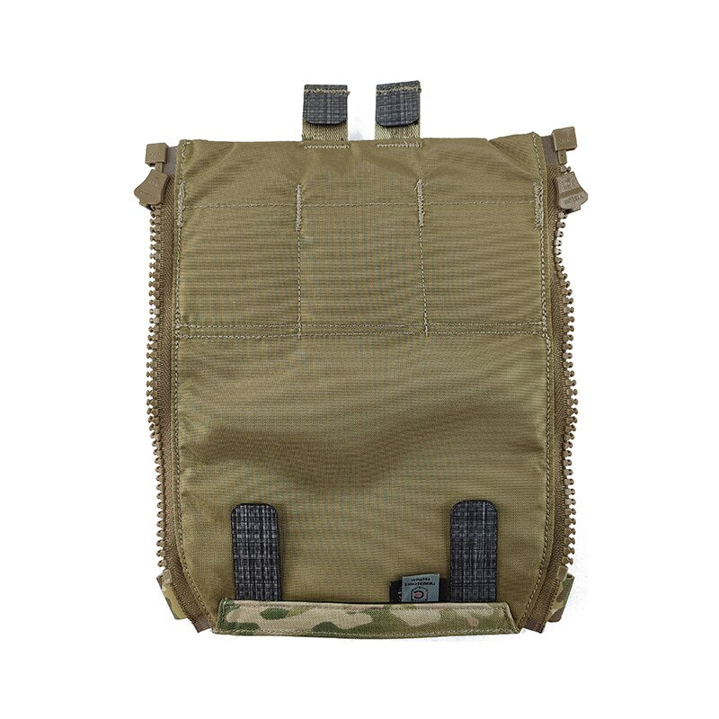 TW-P115 deslustrado TwinFalcons táctico Panel trasero Banger para chaleco táctico militar Molle cremallera paquete bolsa 500D Cordura 