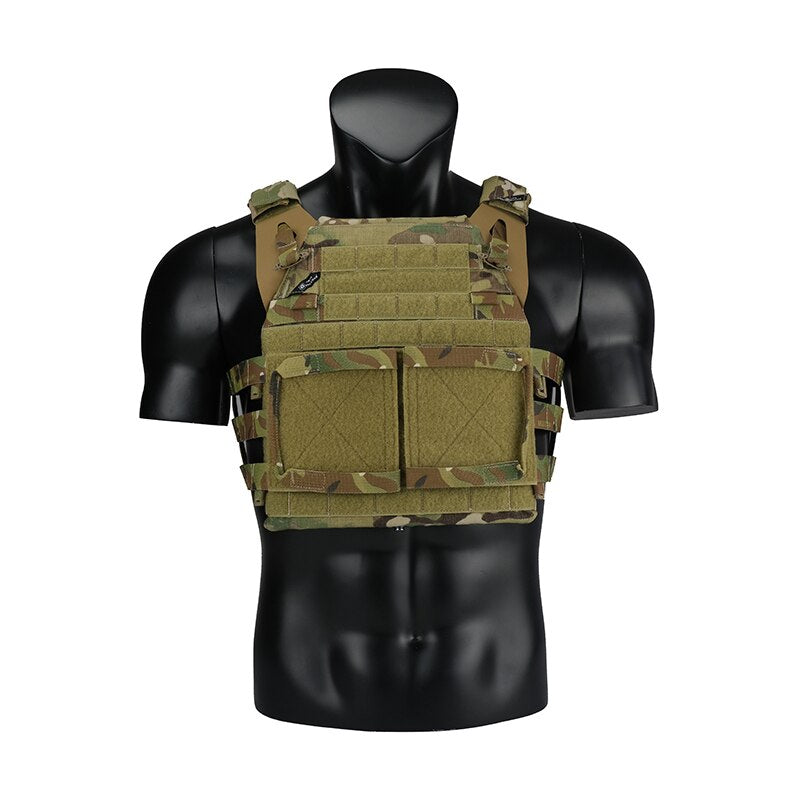 TW-VT16 Delustering TwinFalcons Plate Carrier 2.0 Chaleco táctico con corte de nadador Militar Airsoft Milsim Police CQB