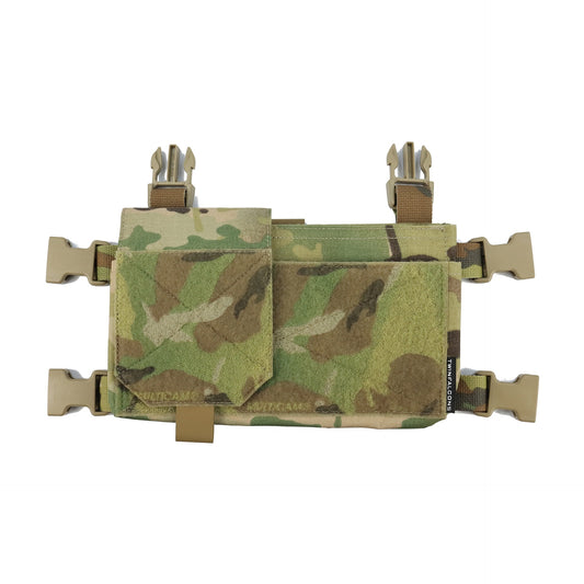 Chasis táctico para Airsoft TwinFalcons delustering con medias solapas de plataforma de pecho MFC 2.0 S, perfil bajo y ligero