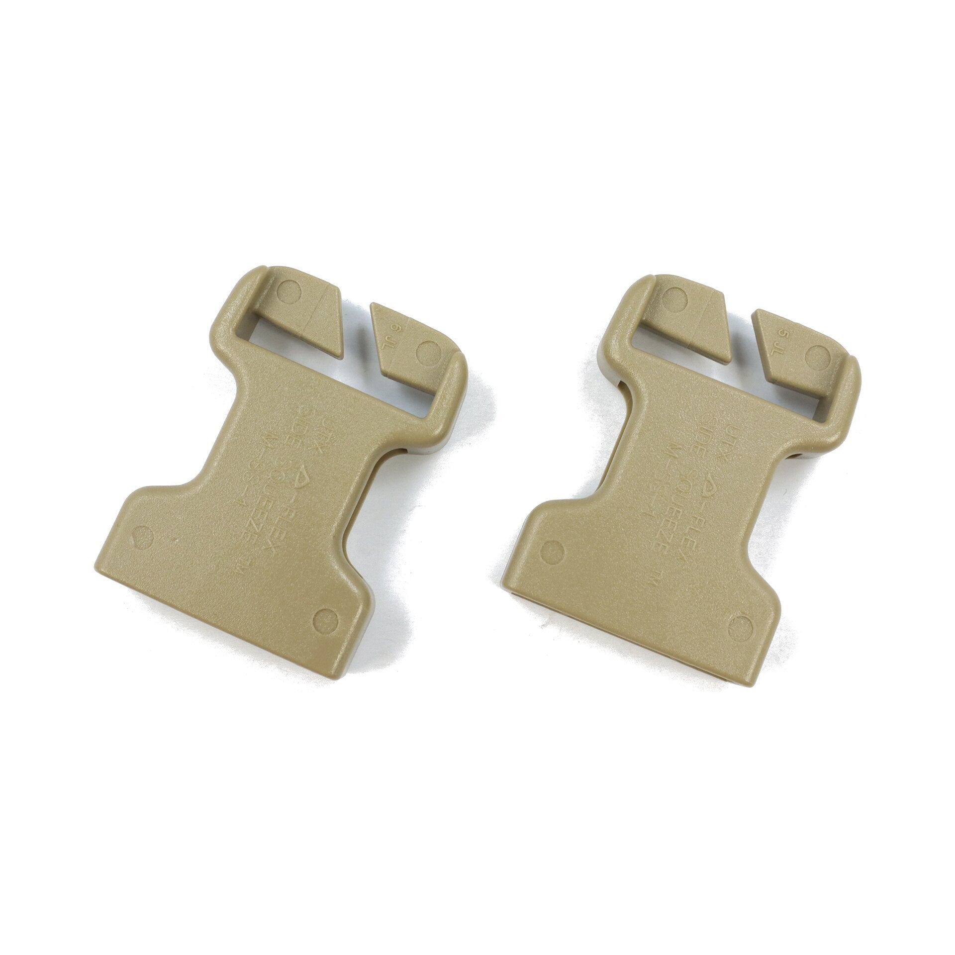Duraflex USA Taktic Buckle, 4" / 100mm, Coyote Brown, US Made, Berry Compliant