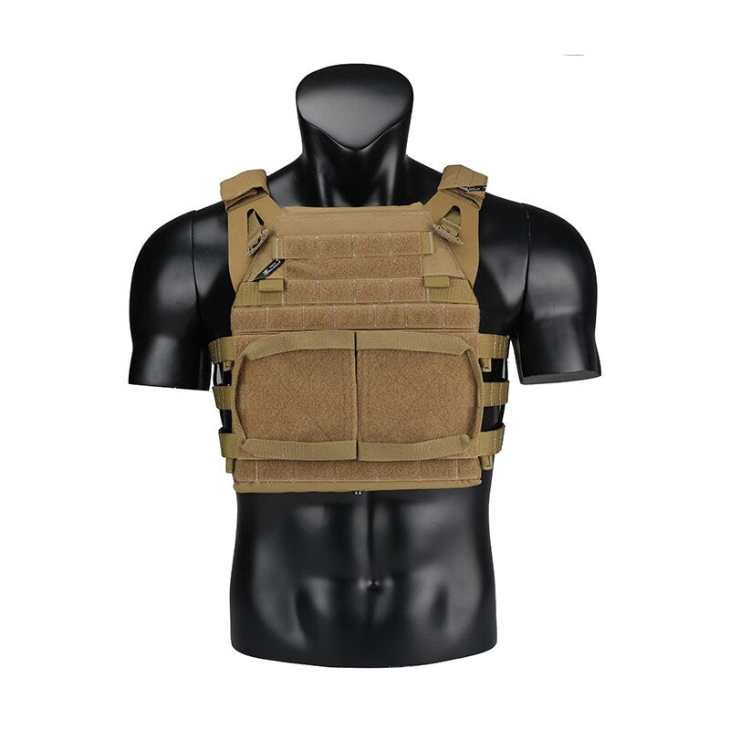 TW-VT16 Delustering TwinFalcons Plate Carrier 2.0 Chaleco táctico con corte de nadador Militar Airsoft Milsim Police CQB