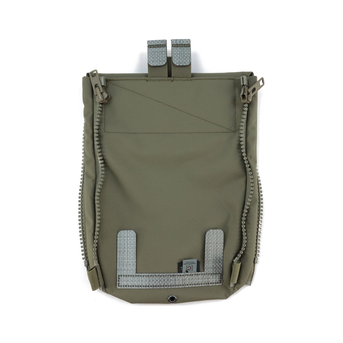 Panel trasero táctico deslustrado TwinFalcons, TW-P128 de agua para chaleco táctico, bolsa militar Molle con cremallera, Cordura 500D 