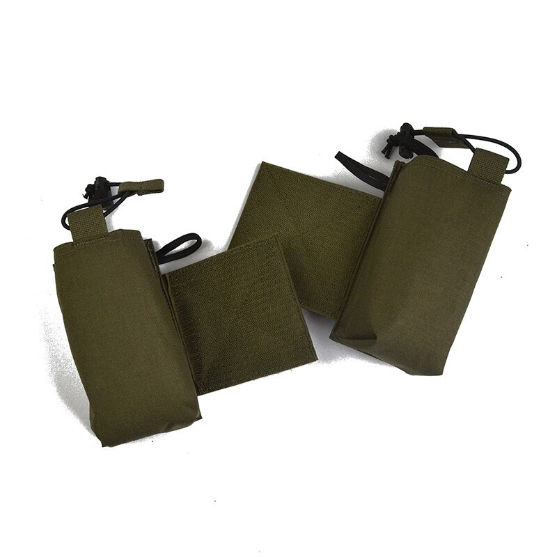 TW-P033 TwinFalcons-bolsa lateral táctica para Radio Walkie Talkie, 2 uds. 