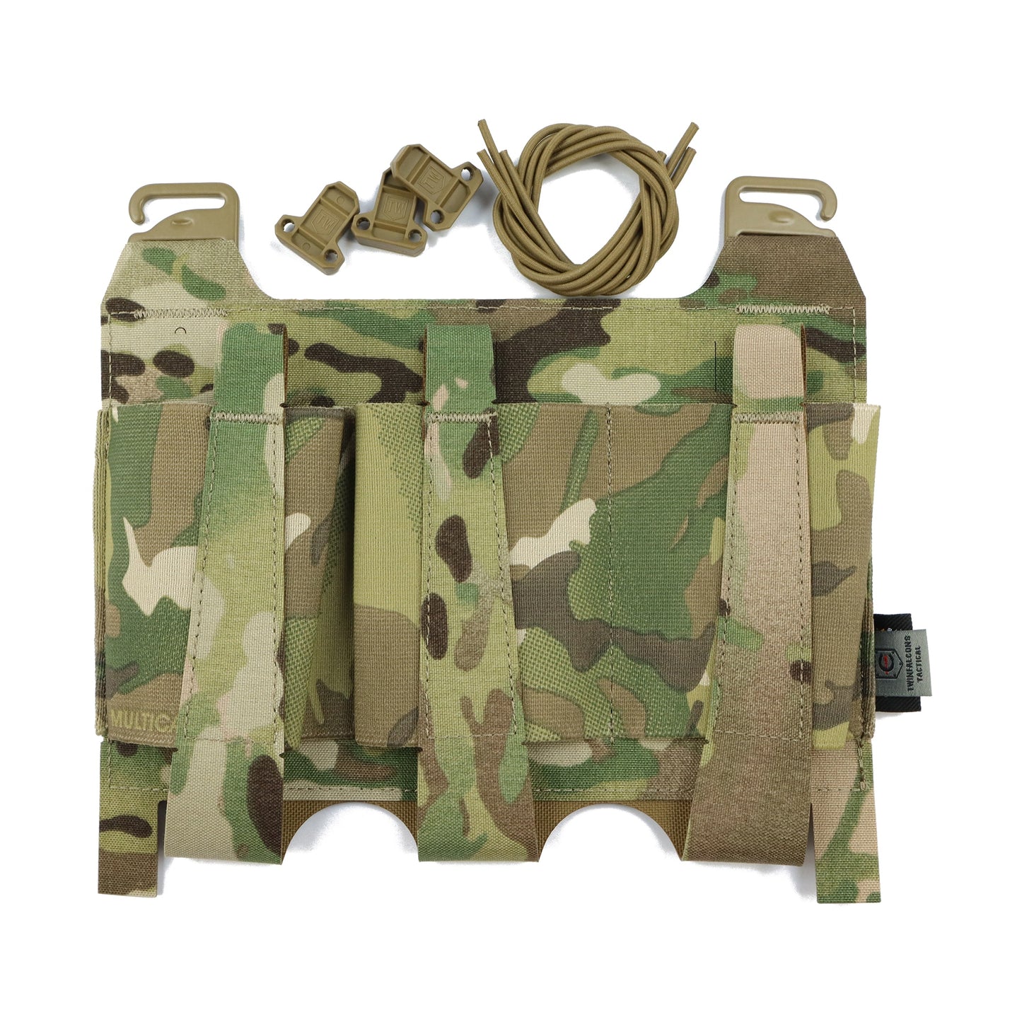 TW-M087 TwinFalcons táctico estilo Ferro TEAR Triple elástico AR solapa frontal 556 Mag Airsoft Wargame Multicam FOG GBRS 