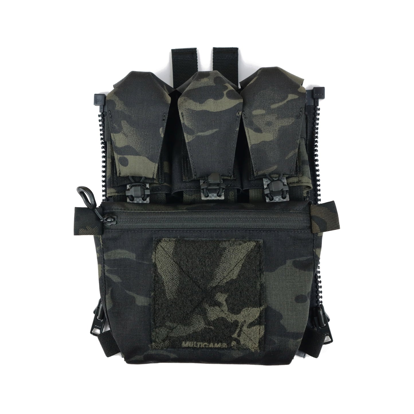 TW-P115 deslustrado TwinFalcons táctico Panel trasero Banger para chaleco táctico militar Molle cremallera paquete bolsa 500D Cordura 